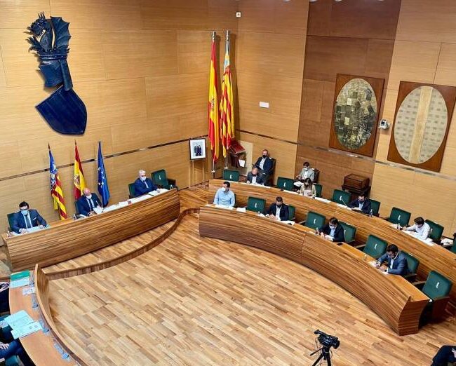 SALÓN DE SESIONES DEL PALACIO DE SCALA DE VALENCIA